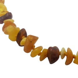 Amber Teething Necklace – (Multi color)