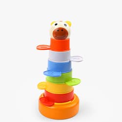 TopBright – 2-In-1 Multi-Coloured Animal Stacking Tower