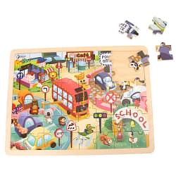 Classic World – Animal City Jigsaw Puzzle