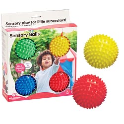edushape – Sensory Opaque Balls (10cm) – Set of 4