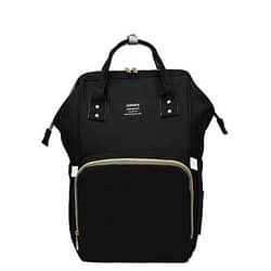 Backpack baby diaper bag (black)