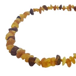 Amber Teething Necklace – (Multi color)