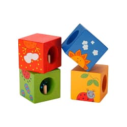 Classic World – Discovery Cubes with Animal Puzzle – 4pcs