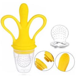 2 in 1 Baby Teether and Baby Safety Feeder