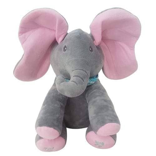 peek a boo elephant pink